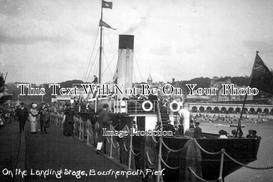 HA 1038 - On The Landing Stage, Bournemouth Pier, Hampshire