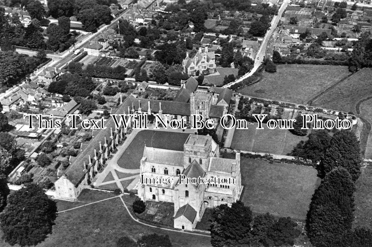 HA 1102 - St. Cross Hospital Aerial View, Winchester, Hampshire