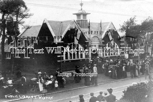 HA 1107 - Opening Of The Public Library, Winton, Bournemouth, Hampshire