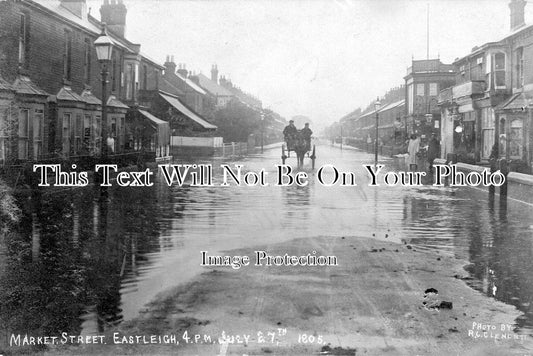 HA 1119 - Market Street Flooded, Eastleigh, Hampshire 1905