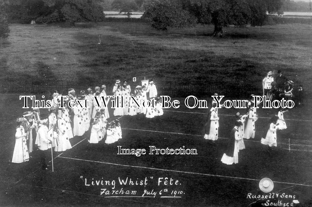 HA 1178 - Living Whist Fete, Fareham, Hampshire 1910