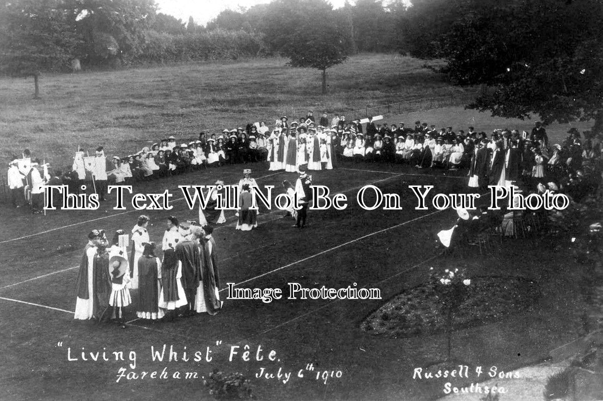 HA 1179 - Living Whist Fete, Fareham, Hampshire 1910