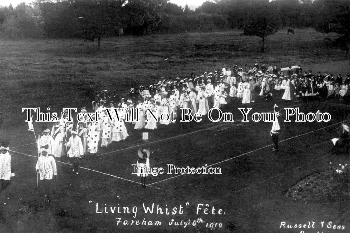 HA 1180 - Living Whist Fete, Fareham, Hampshire 1910