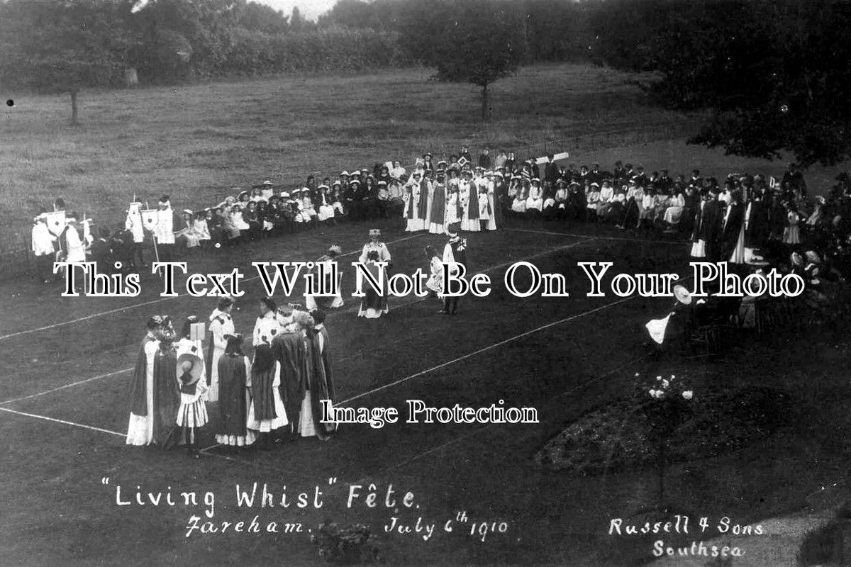 HA 1182 - Living Whist Fete, Fareham, Hampshire 1910