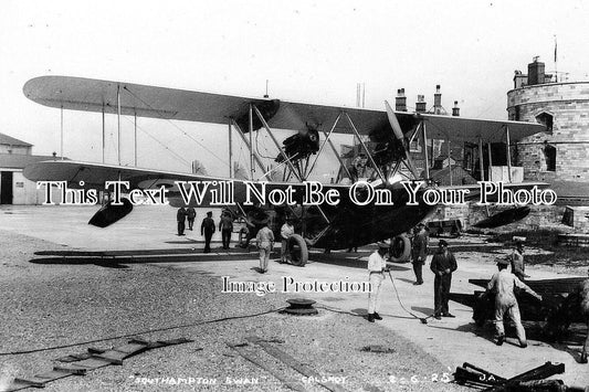 HA 120 - 'Swan' Biplane, Calshot, Hampshire c1925