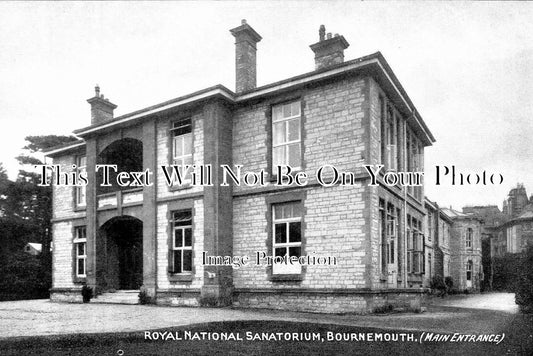 HA 1211 - Main Entrance, Royal National Sanatorium, Bournemouth, Hampshire