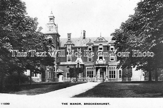 HA 1220 - Brockenhurst Manor, Brockenhurst, Hampshire c1910