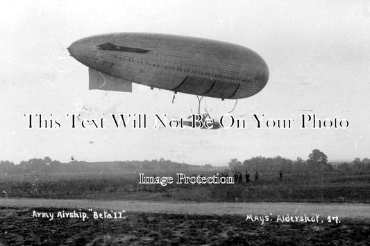 HA 1252 - Army Airship Beta II, Aldershot, Hampshire 1914