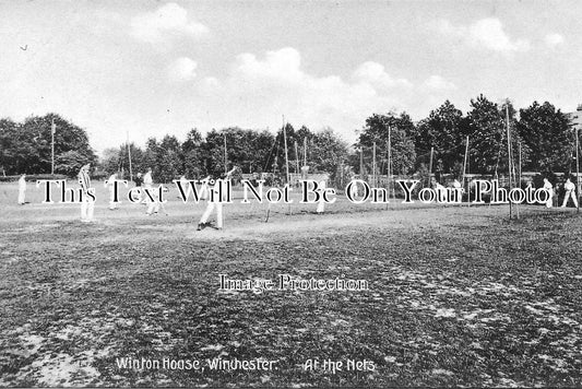 HA 126 - Cricket 'At The Nets', Winton House, Winchester, Hampshire