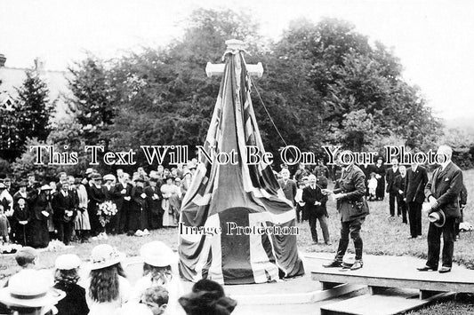 HA 1264 - WW1 War Memorial Unveiling, Crondall, Hampshire 1920