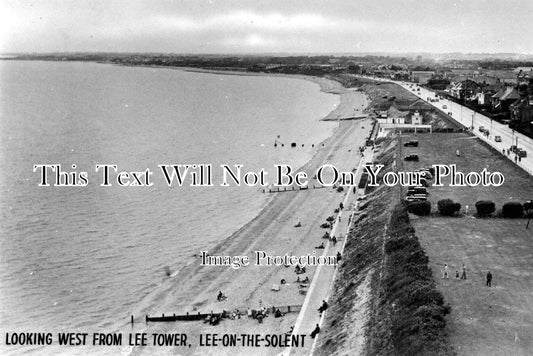 HA 1270 - Looking West From Lee Tower, Lee-On-The-Solent, Hampshire