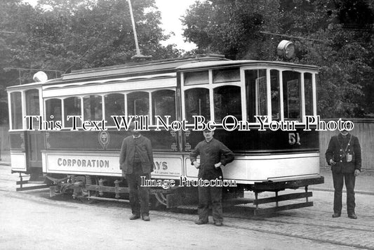 HA 1281 - Southampton Corporation Single Deck Tram, Hampshire