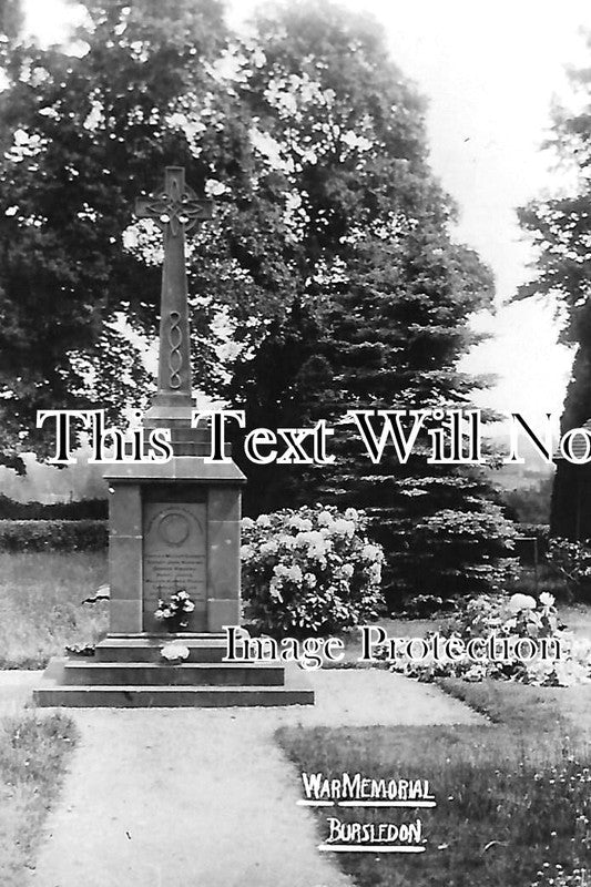 HA 1313 - Bursledon War Memorial, Hampshire