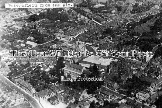 HA 1317 - Petersfield From The Air, Hampshire