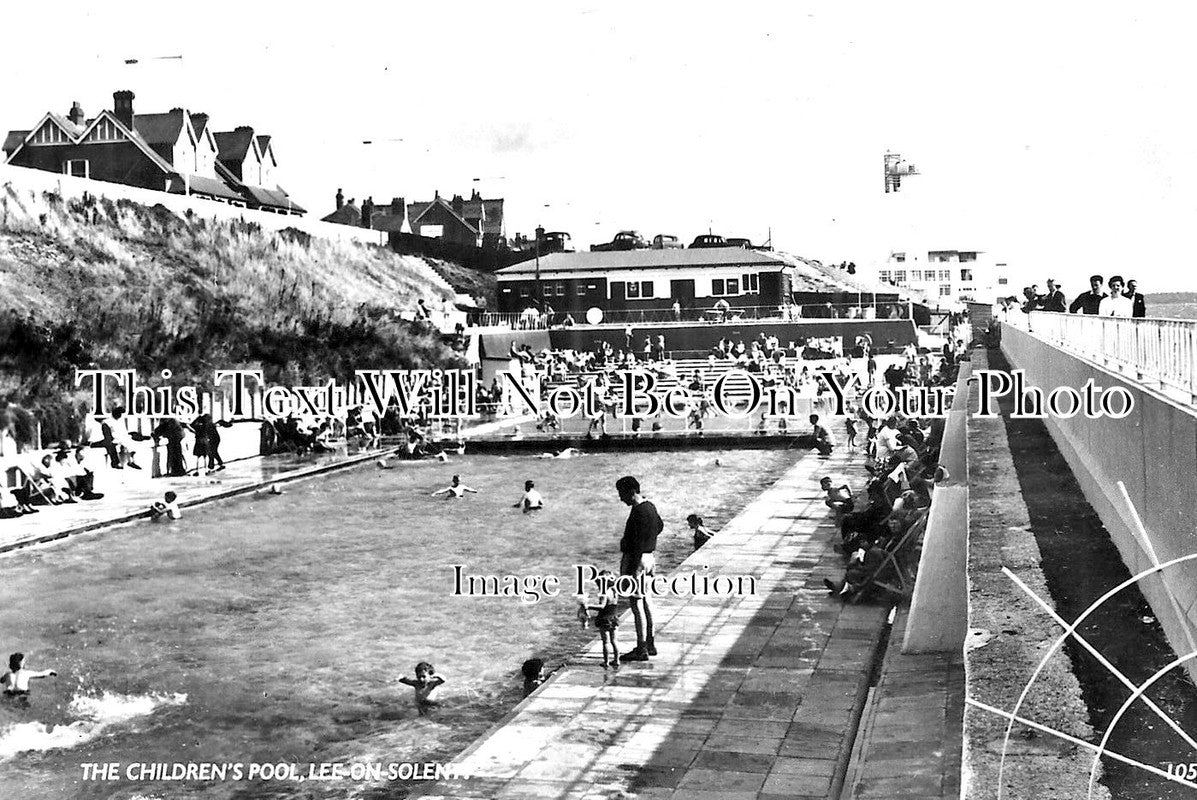 HA 1320 - The Childrens Pool, Lee On The Solent, Hampshire