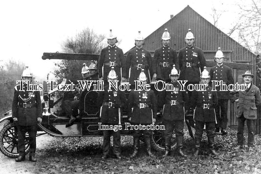 HA 1372 - Volunteer Fire Brigade, Crookham Village, Hampshire c1925