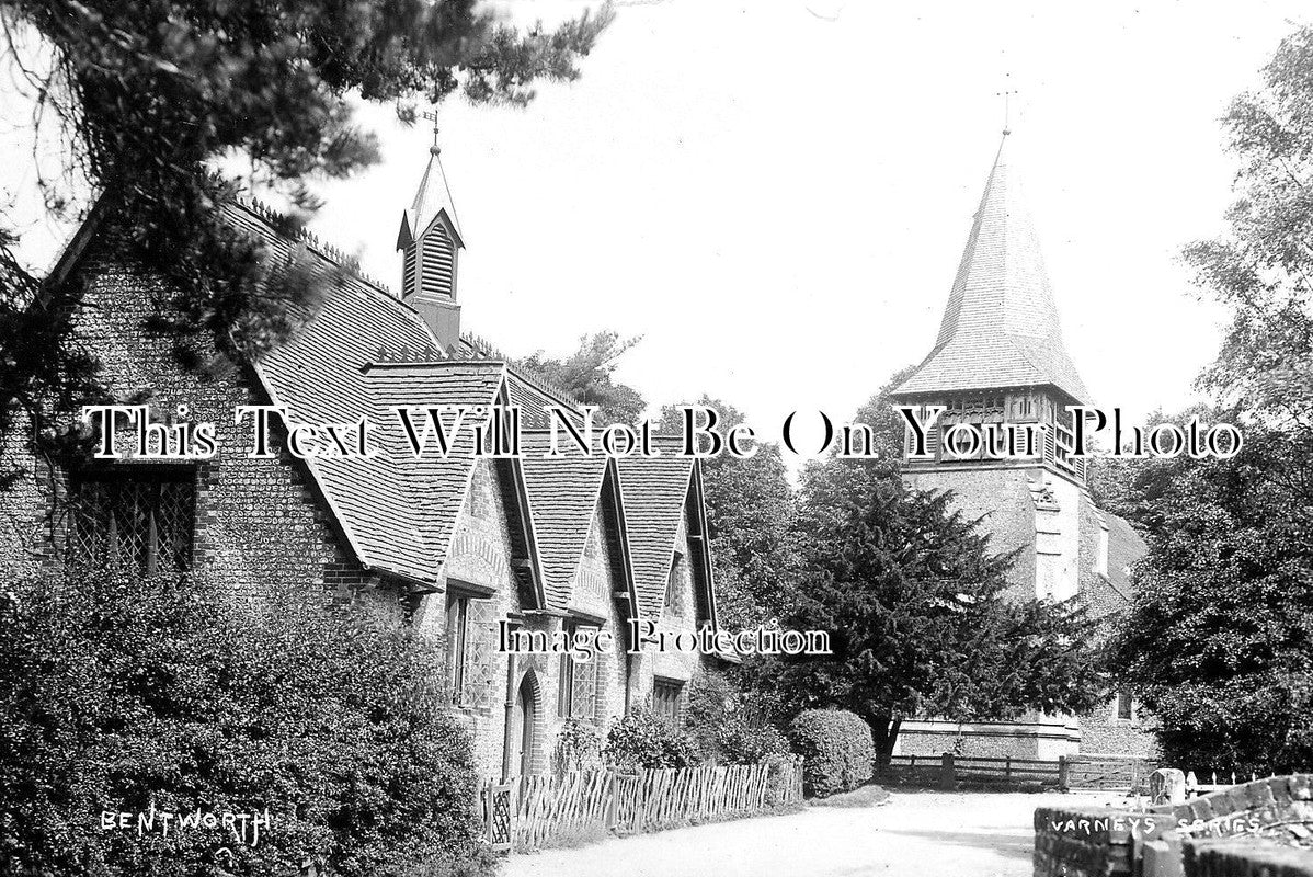 HA 1386 - St Marys Church & School, Bentworth, Hampshire