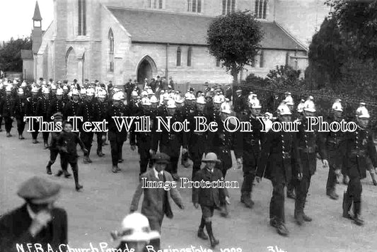 HA 1396 - N.F.B.A Church Parade, Basingstoke, Hampshire c1922