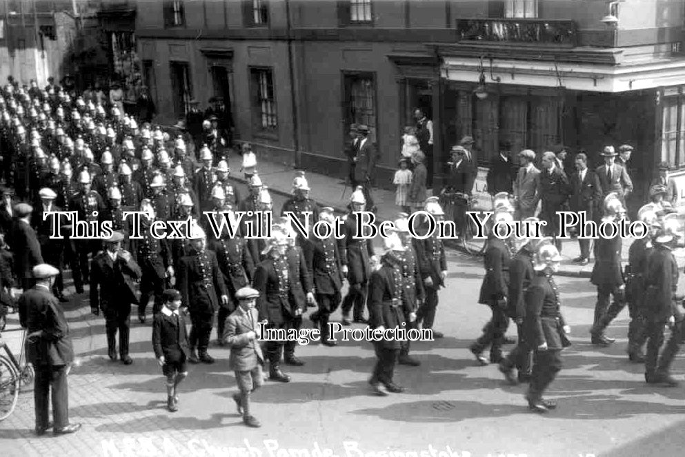 HA 1397 - N.F.B.A Church Parade, Basingstoke, Hampshire c1922