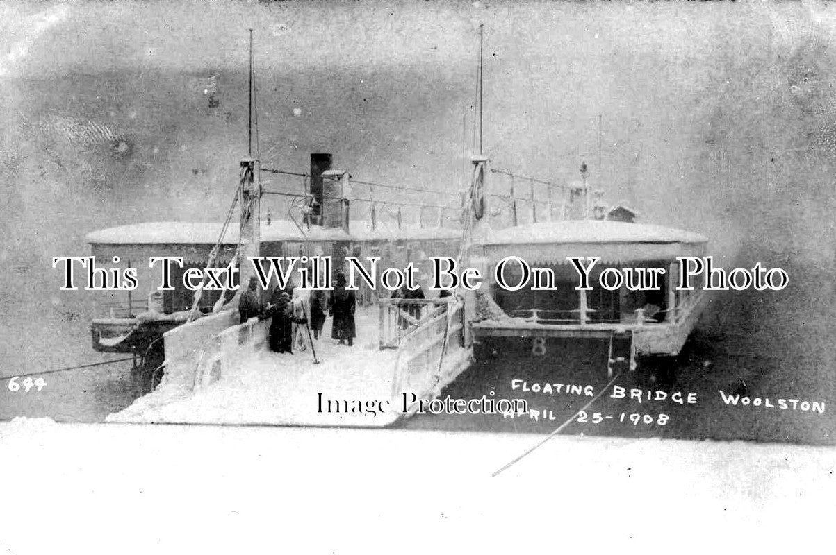 HA 1430 - The Floating Bridge, Woolston, Hampshire c1908