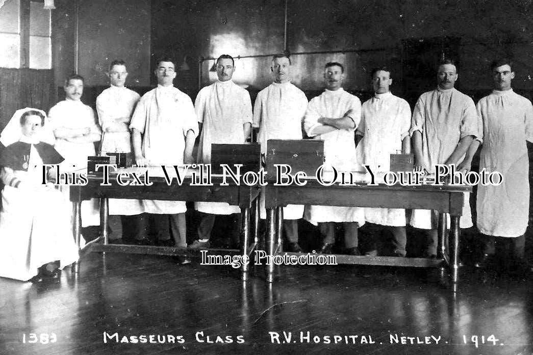 HA 1439 - Masseurs Class, Royal Victoria Hospital, Netley, Hampshire 1914