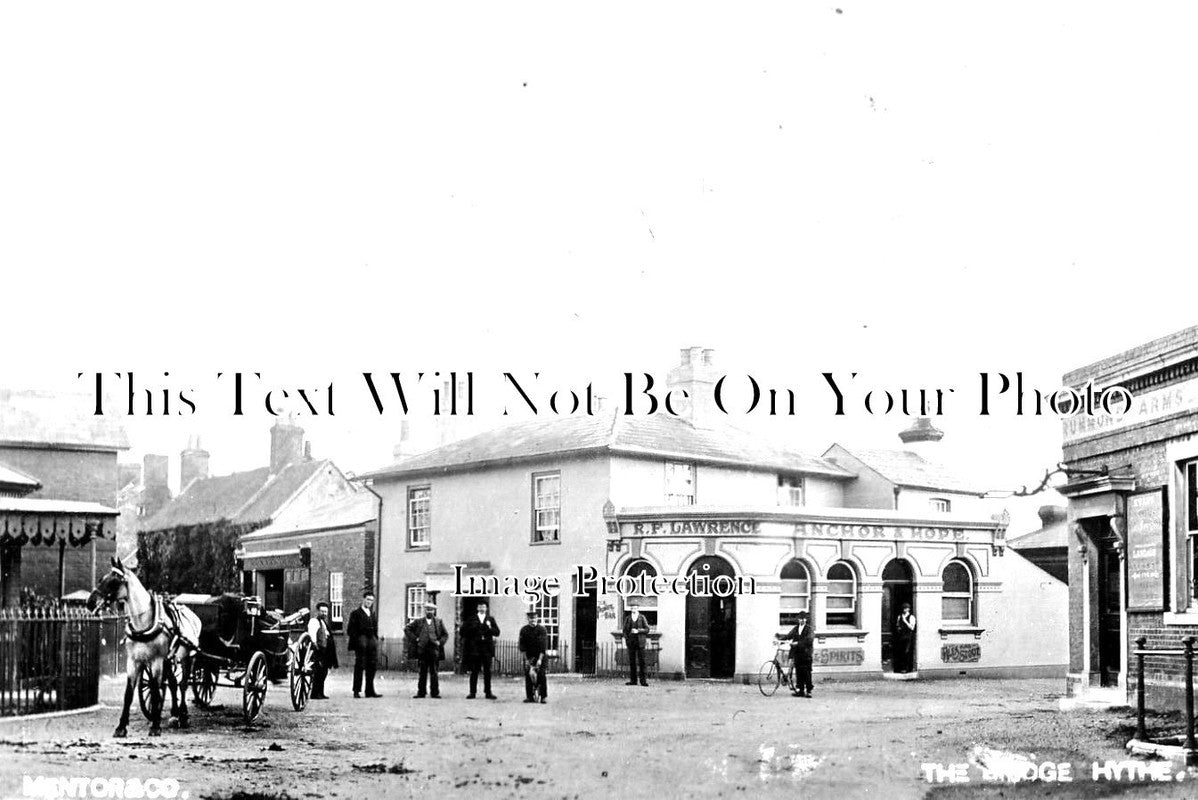 HA 1447 - The Anchor & Hope Pub, The Bridge, Hythe, Southampton, Hampshire c1905