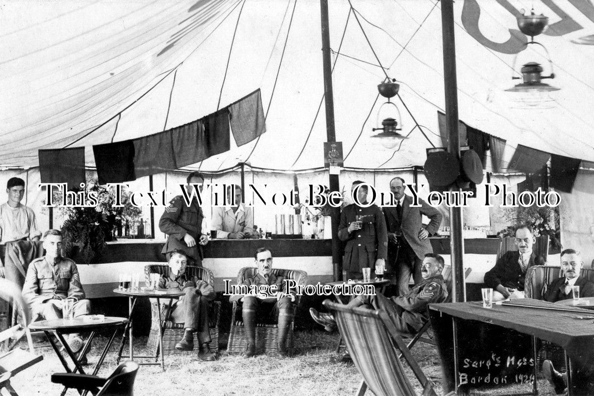 HA 1454 - Sergeants Mess, Borden Camp, Hampshire c1921