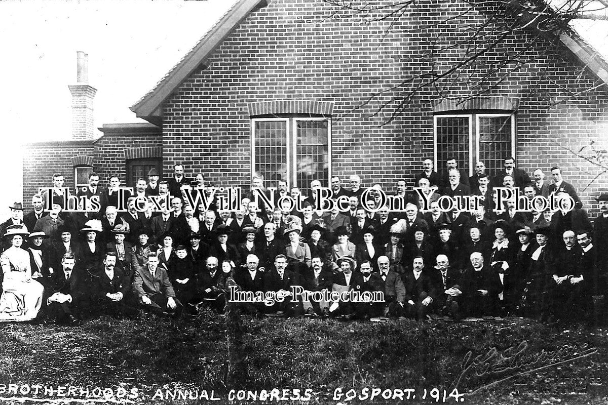 HA 1485 - Brotherhoods Annual Congress, Gosport, Hampshire 1914