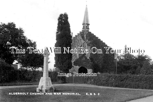 HA 1498 - Church & War Memorial, Alderholt, Hampshire