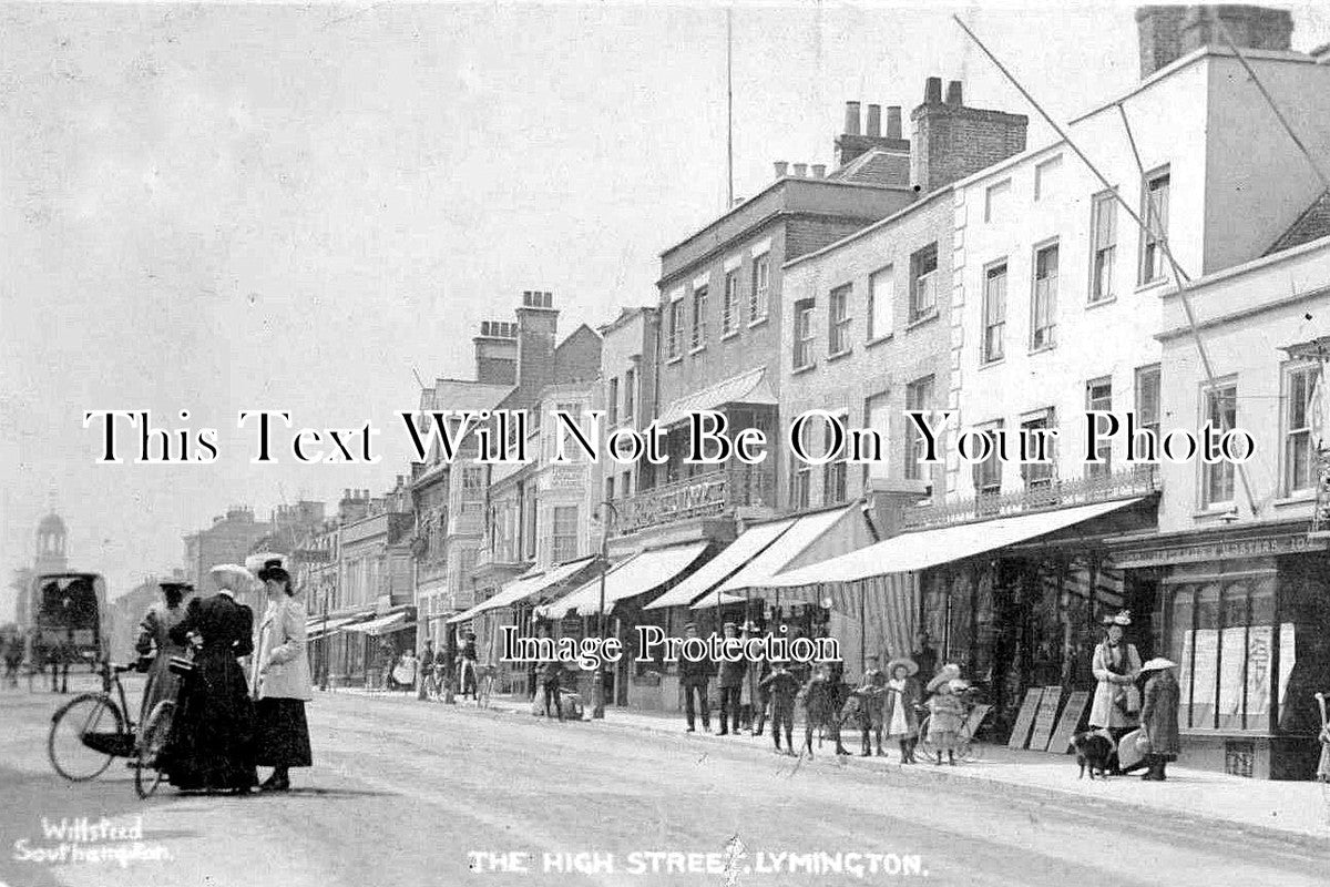 HA 151 - High Street, Lymington, Hampshire c1908