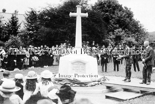 HA 1519 - Unveiling War Memorial, Crondall, Hampshire