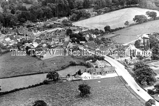 HA 1524 - Church & School Aerial View, Botley, Hampshire