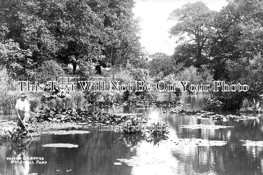 HA 1548 - Water Gardens, Pylewell Park, Hampshire c1907