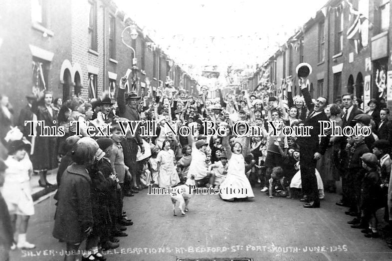 HA 1641 - Silver Jubilee Celebrations, Bedford Street, Portsmouth, Hampshire 1935