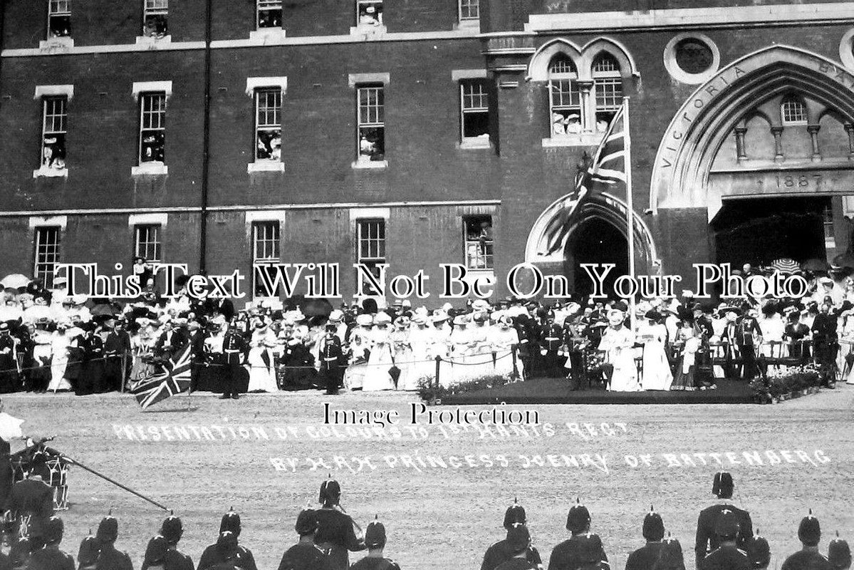HA 1643 - Colours To 1st Hants Regiment, Victoria Barracks, Portsmouth, Hampshire