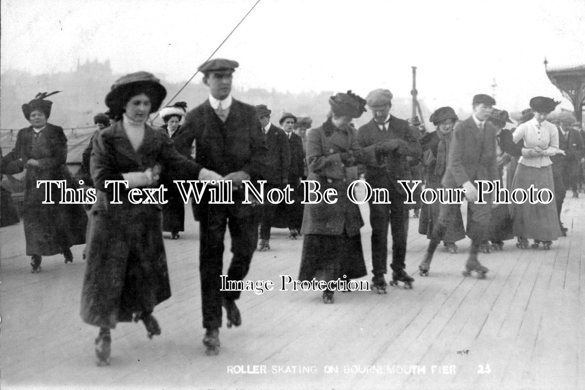 HA 1657 - Roller Skating On Bournemouth Pier, Hampshire