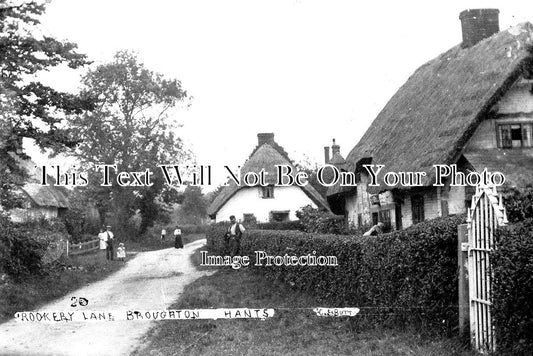 HA 1671 - Rookery Lane, Broughton, Hampshire c1925