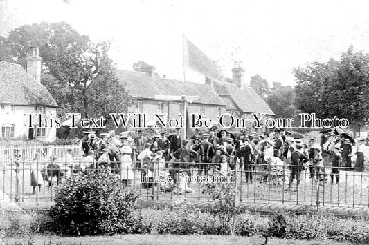 HA 1673 - Hospital Sunday Parade, Crookham Street, Hampshire 1912