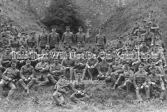 HA 1687 - 42nd Co Royal Engineers At Hillsea, Hampshire c1908