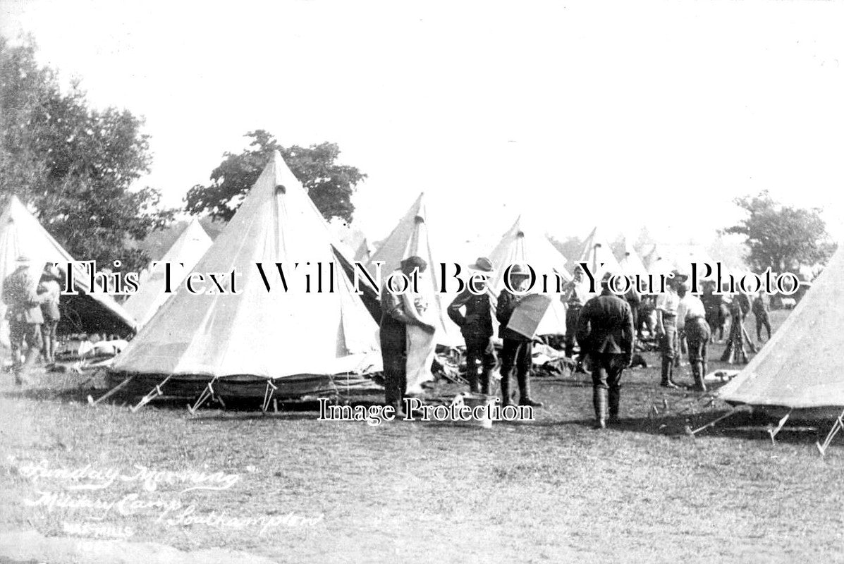 HA 1694 - Sunday Morning, Military Camp, Southampton, Hampshire