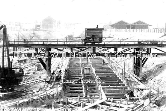 HA 1715 - Construction Of New Dock In Southampton, Hampshire 1909