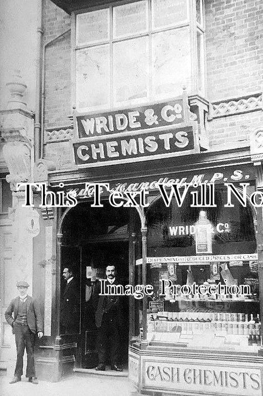 HA 1856 - Wride & Co Cash Chemist Shop, Andover, Hampshire c1915