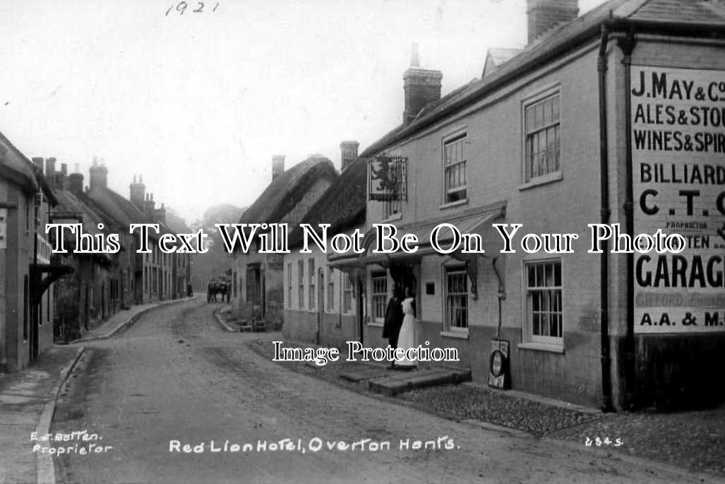 HA 187 - Red Lion, Overton, Hampshire c1921