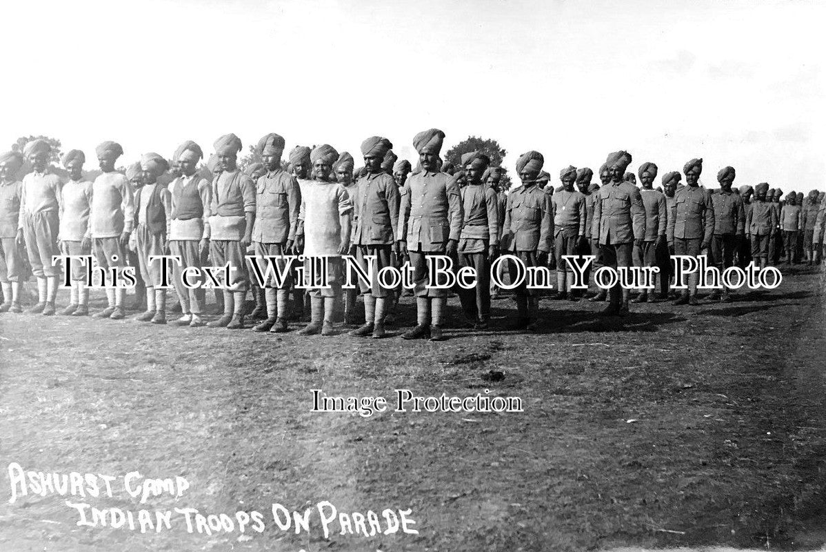 HA 1895 - Indian Troops, Ashurst Camp, Hampshire c1915