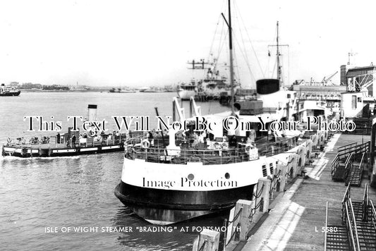 HA 1898 - Isle Of Wight Steamer Brading At Portsmouth, Hampshire