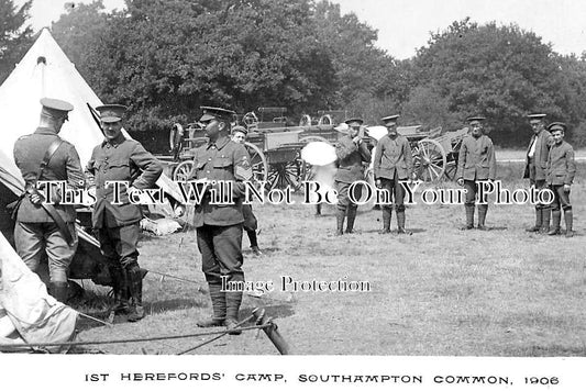 HA 2046 - 1st Hereford Camp, Southampton, Hampshire 1906