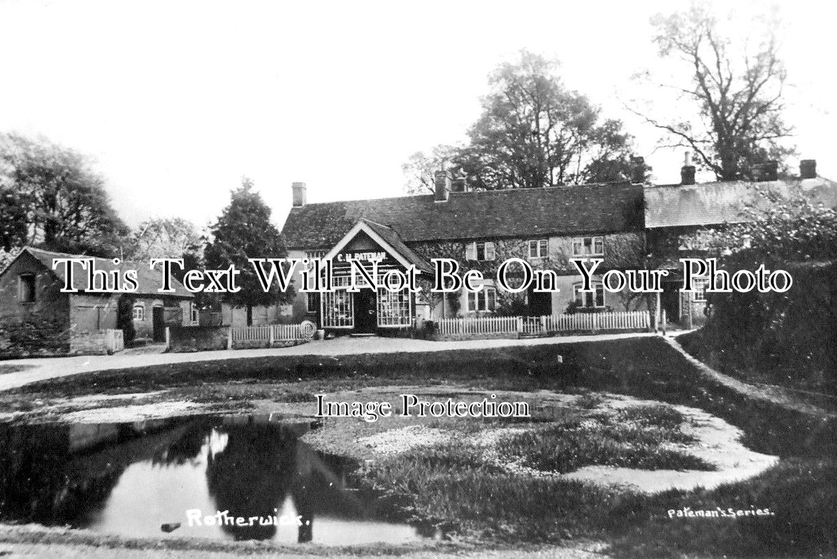 HA 2159 - C H Patemans Shop, Rotherwick, Hampshire c1912