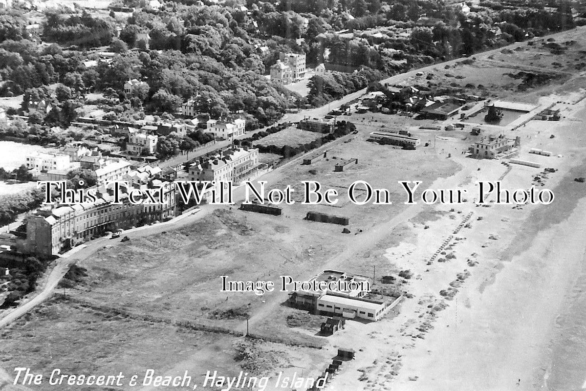 HA 2217 - Hayling Island Crescent & Beach, Hampshire