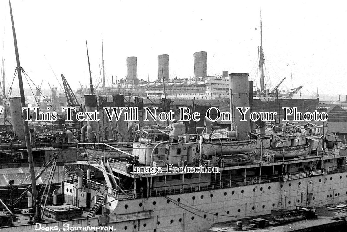 HA 2219 - RMS Berengaria, Southampton Docks, Hampshire