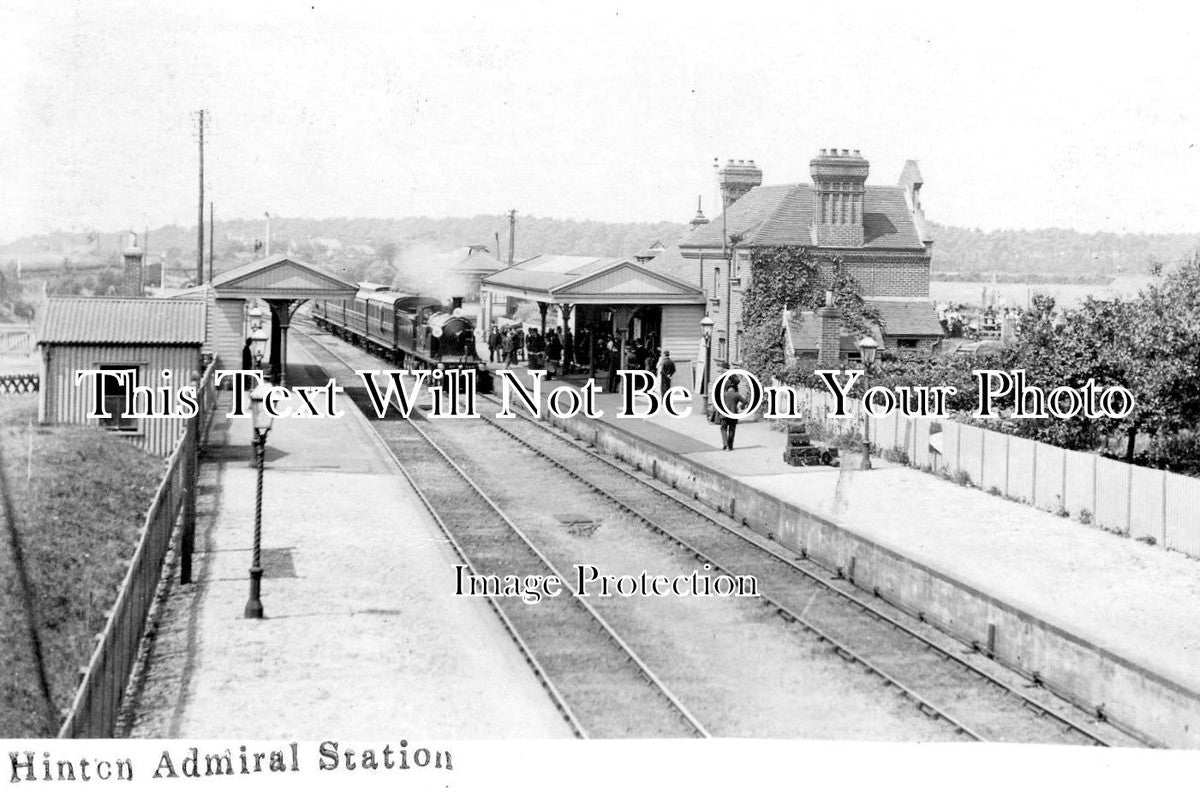 HA 2265 - Hinton Admiral Railway Station, Hampshire c1906